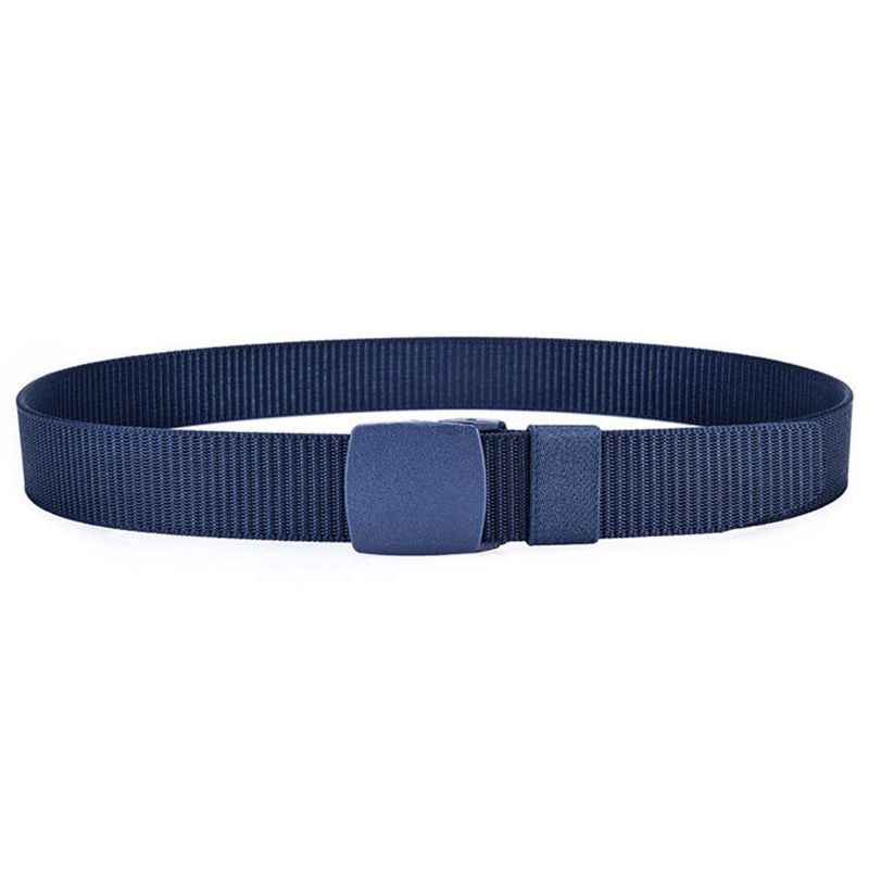 CEINTURE BLEU DE NUIT AVEC BOUCLE EN PLASTIQUE