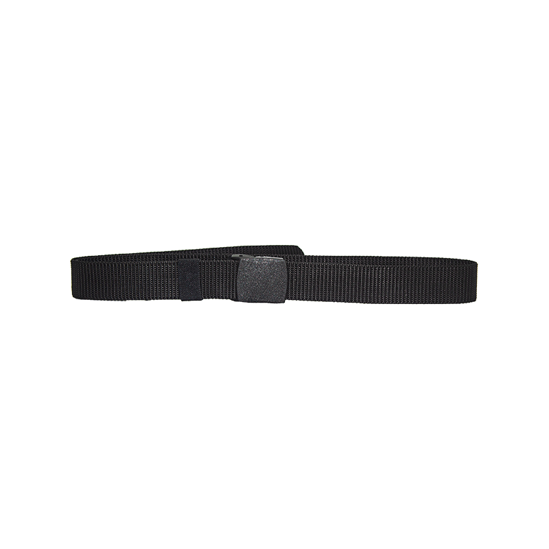 CEINTURE NOIRE AVEC BOUCLE EN PLASTIQUE