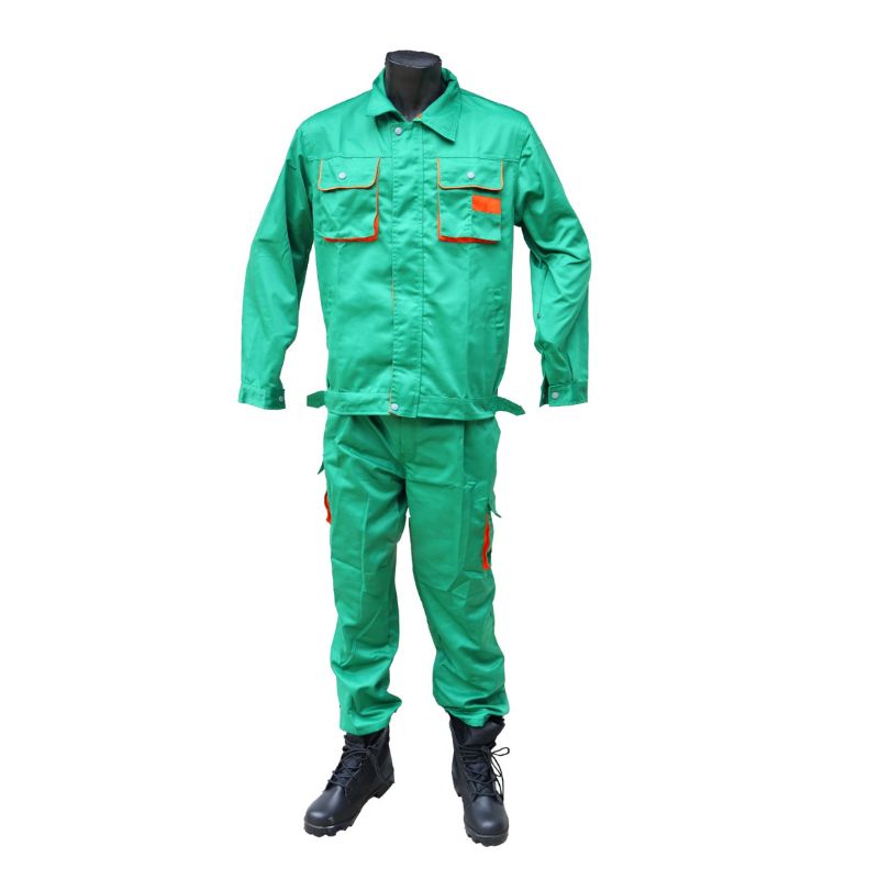 TENUE VERTE TRACE ORANGE ITECH