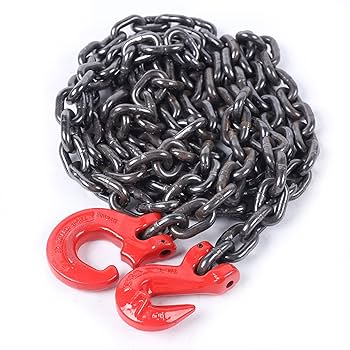 CHAINE METALLIQUE AVEC CROCHET 9mX12mm