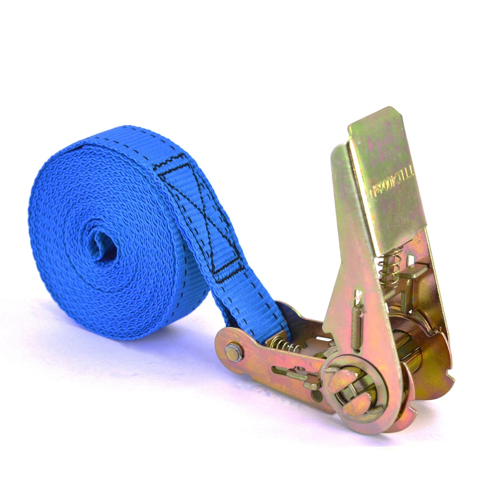 SANGLE A CLIQUET BLEUE 10T10M