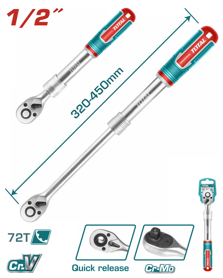 CLE A CLIQUET EXTENSIBLE 1/2"THT106128L