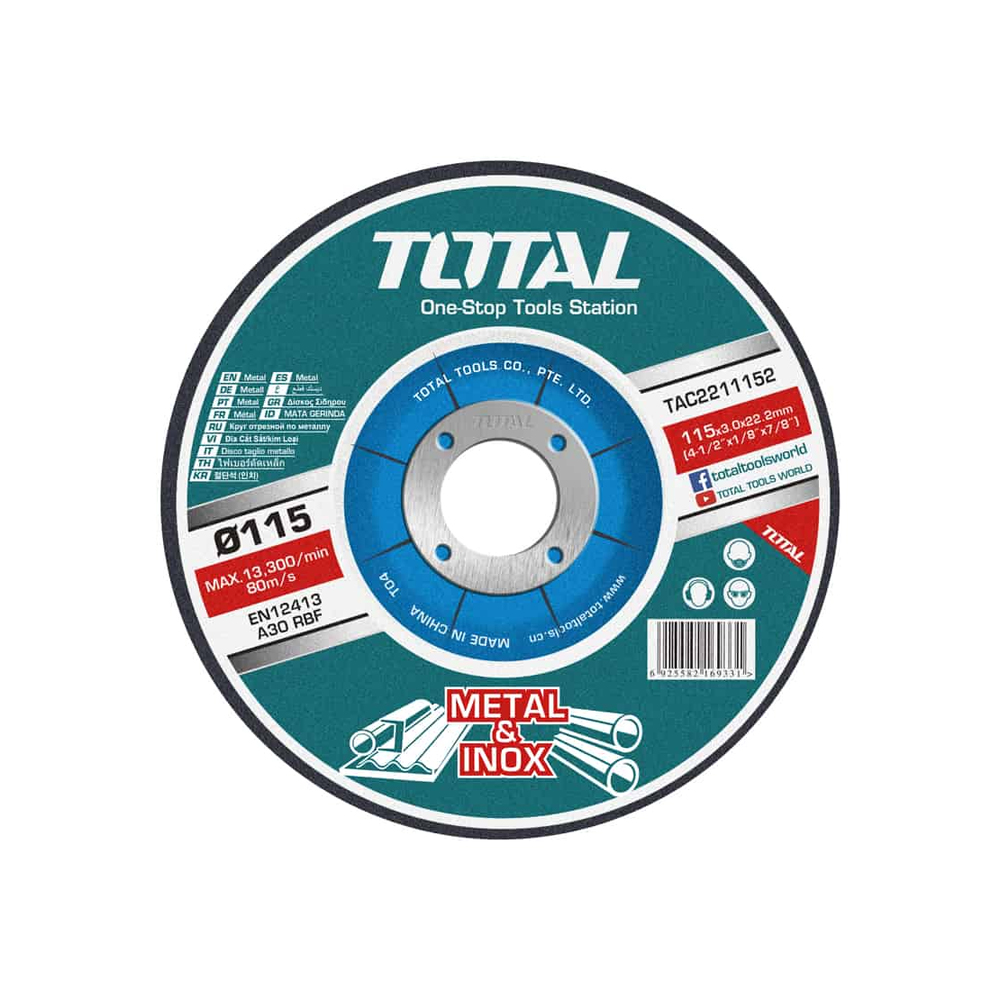 DISQUE A COUPER TOTAL 115MMx3.0 TAC2211152