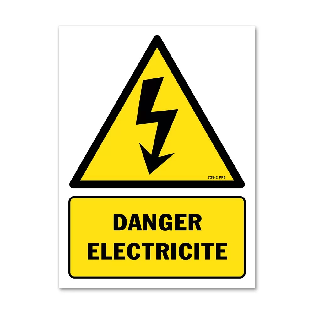 PICTOGRAMME "DANGER ELECTRIQUE"