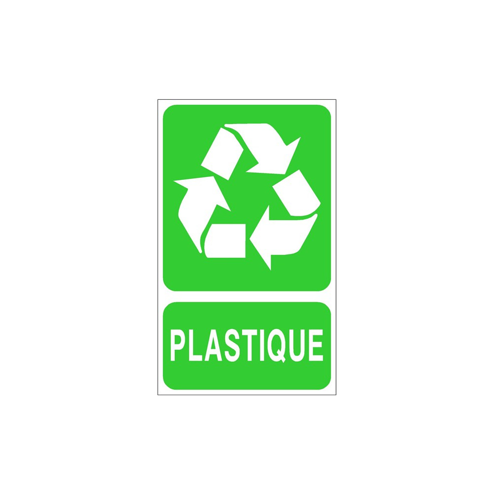 PICTOGRAMME "DECHETS PLASTIQUES"