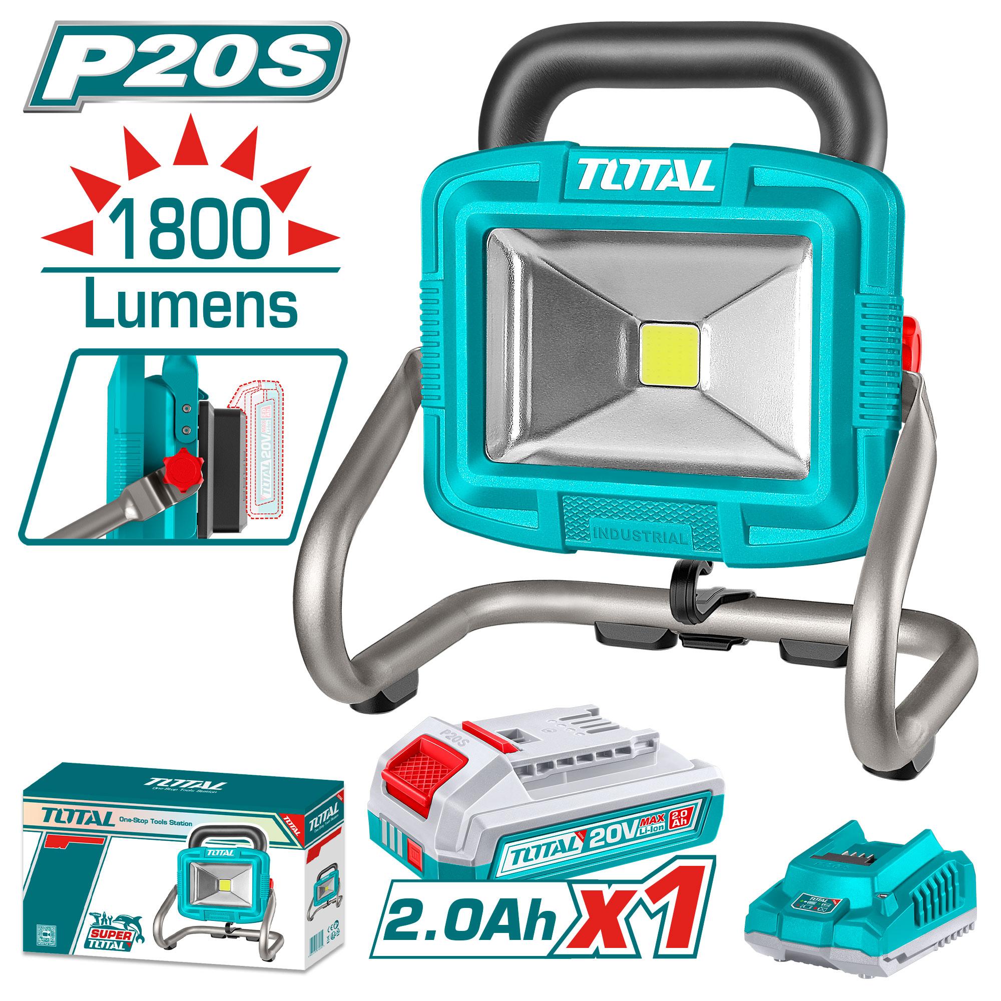 LAMPE PORTATIVE SANS FIL/AVEC BATERIE ET CHARGEUR P20S TWLI202258