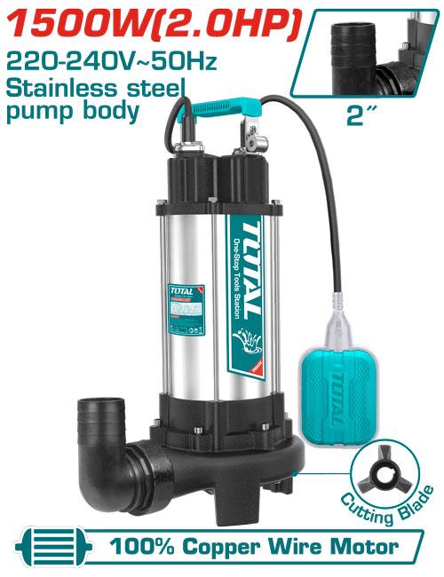POMPE SUBMERSIBLE 1500W (2.0HP) TWP7150026