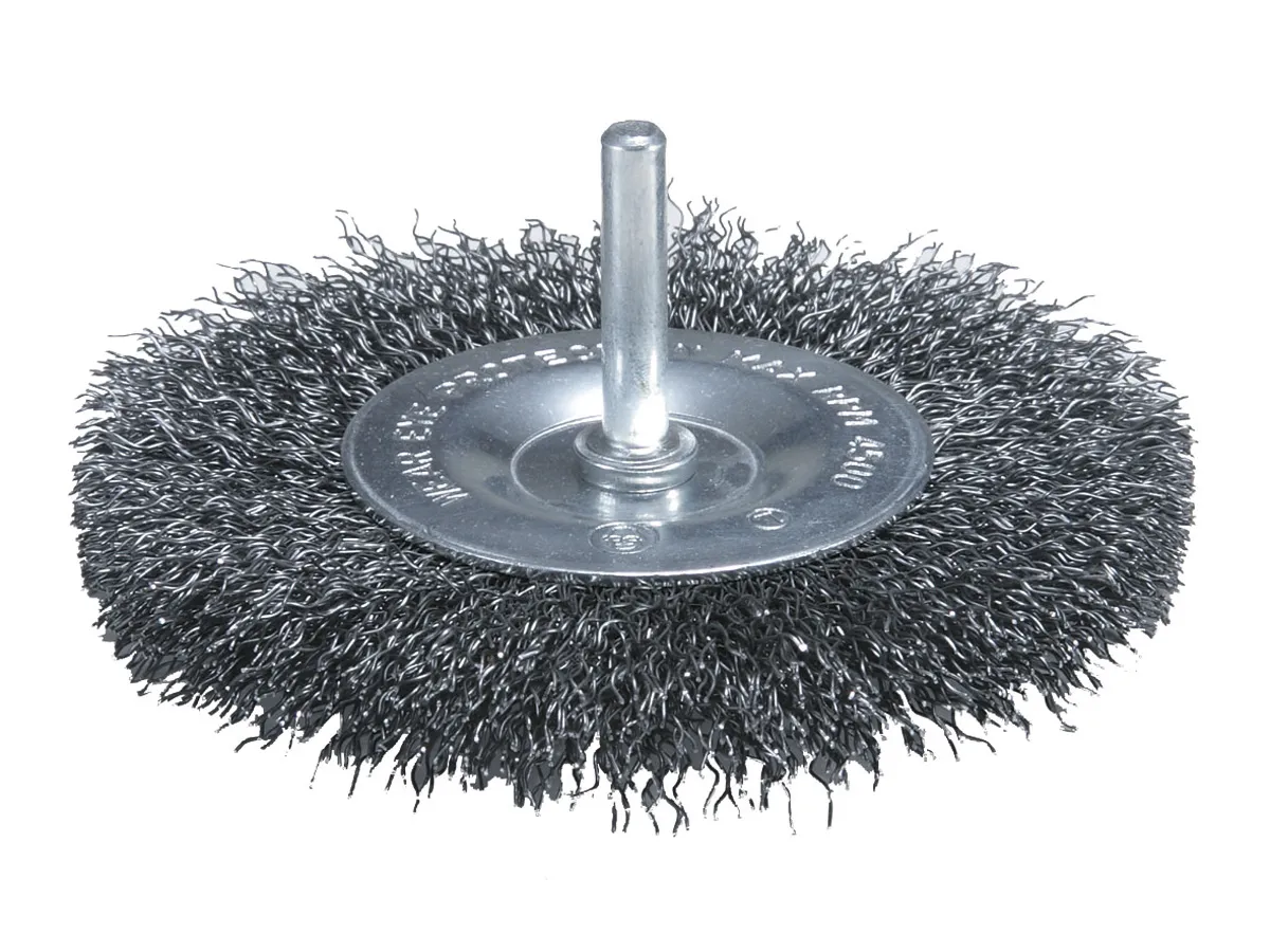 DISQUE A BROSSER METAL PLAT AVEC ECROU