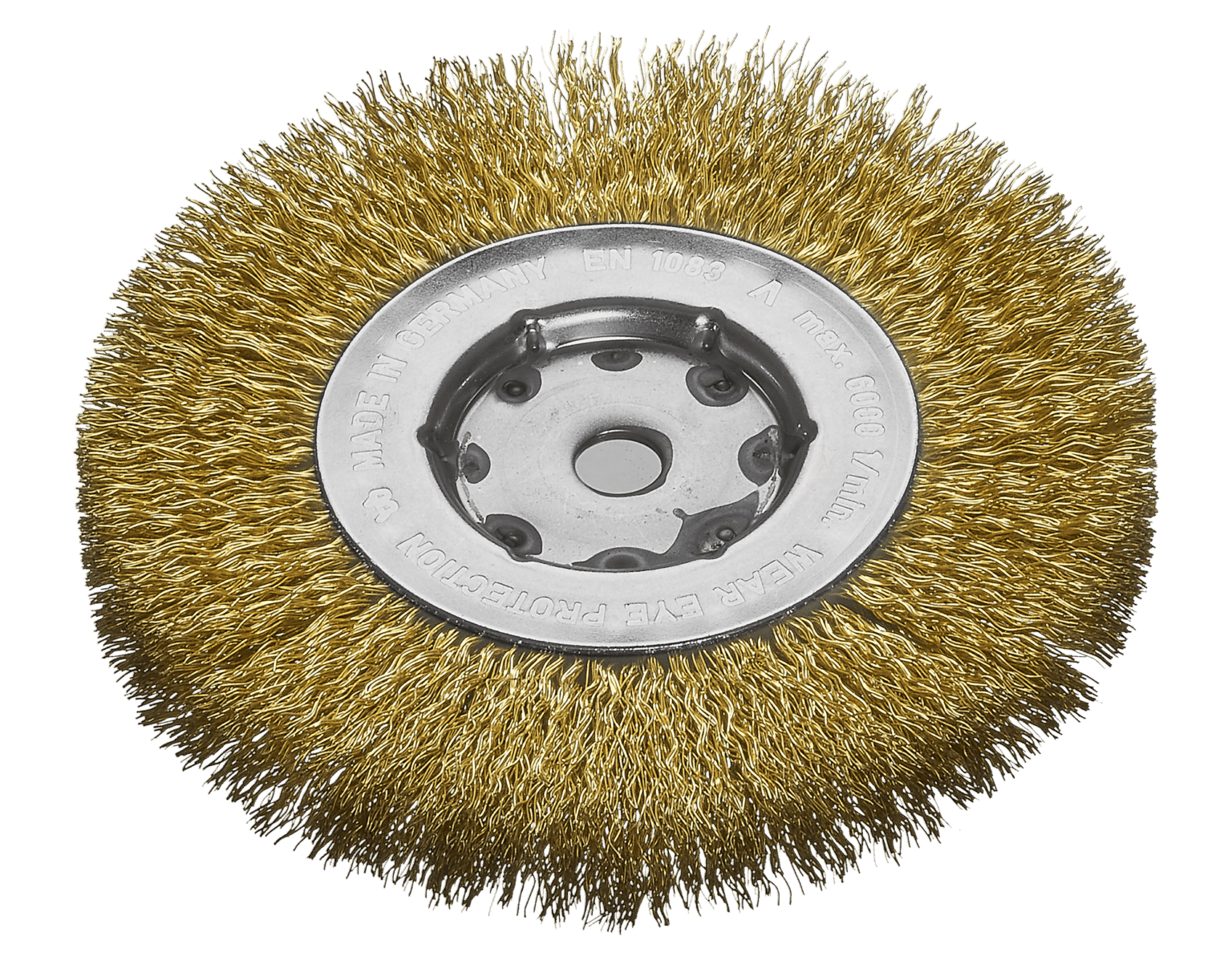 DISQUE A BROSSER METAL PLAT SANS ECROU