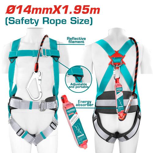 HARNAIS DE SECURITE 14MMX1,95M TOTAL