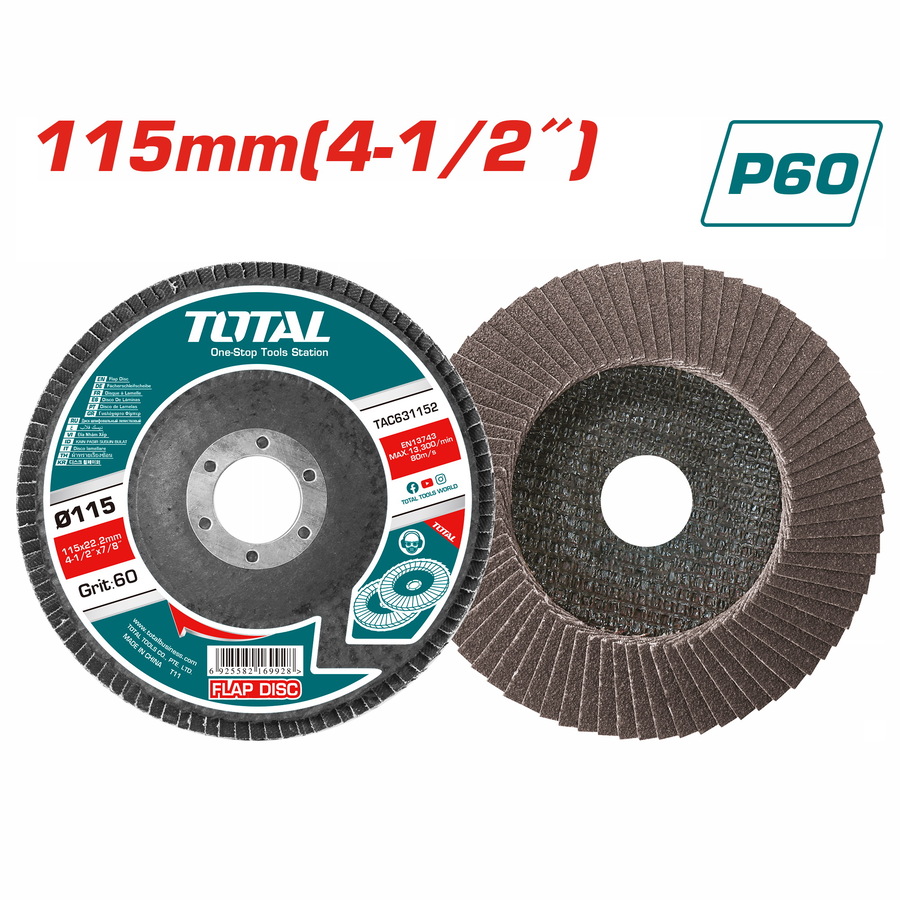 DISQUE A PONCER 115 P60 TOTAL TAC631152