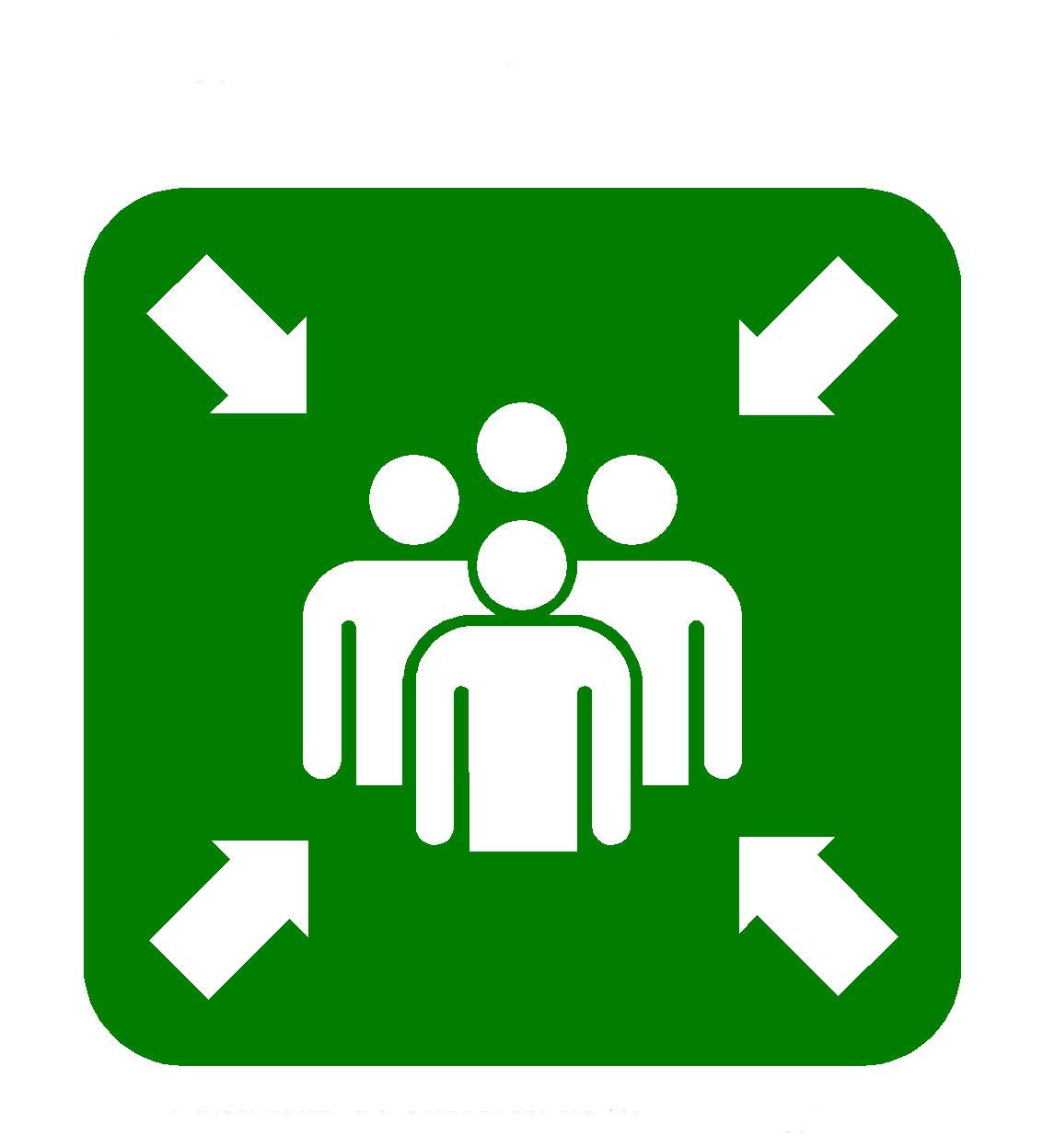 PICTOGRAMME ''POINT DE RASSEMBLEMENT''