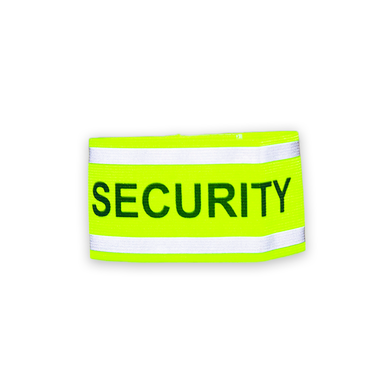 BRASSARD VERT FLUO SECURITY