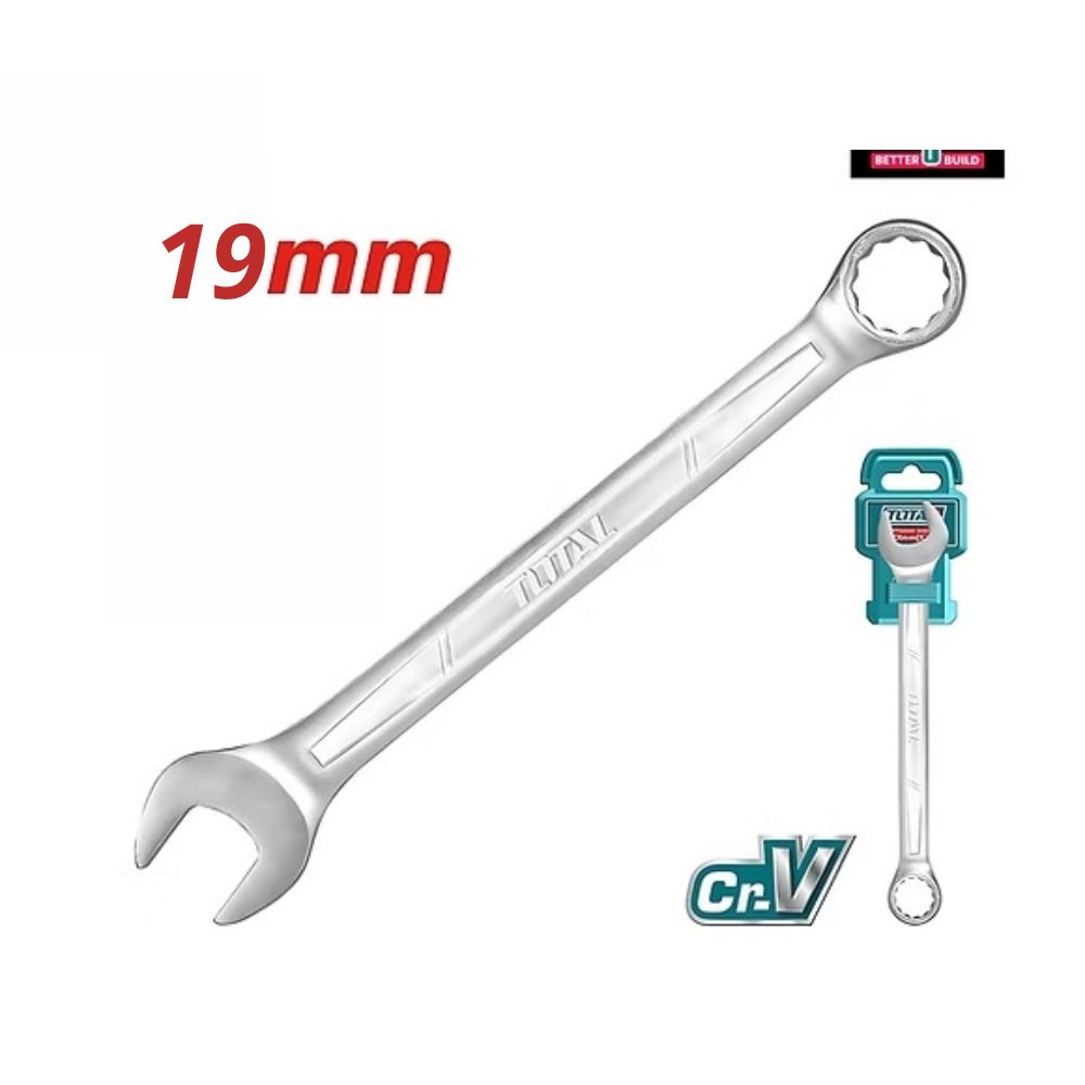 CLE PLATE MIXTE TOTAL 19MM THT1022121