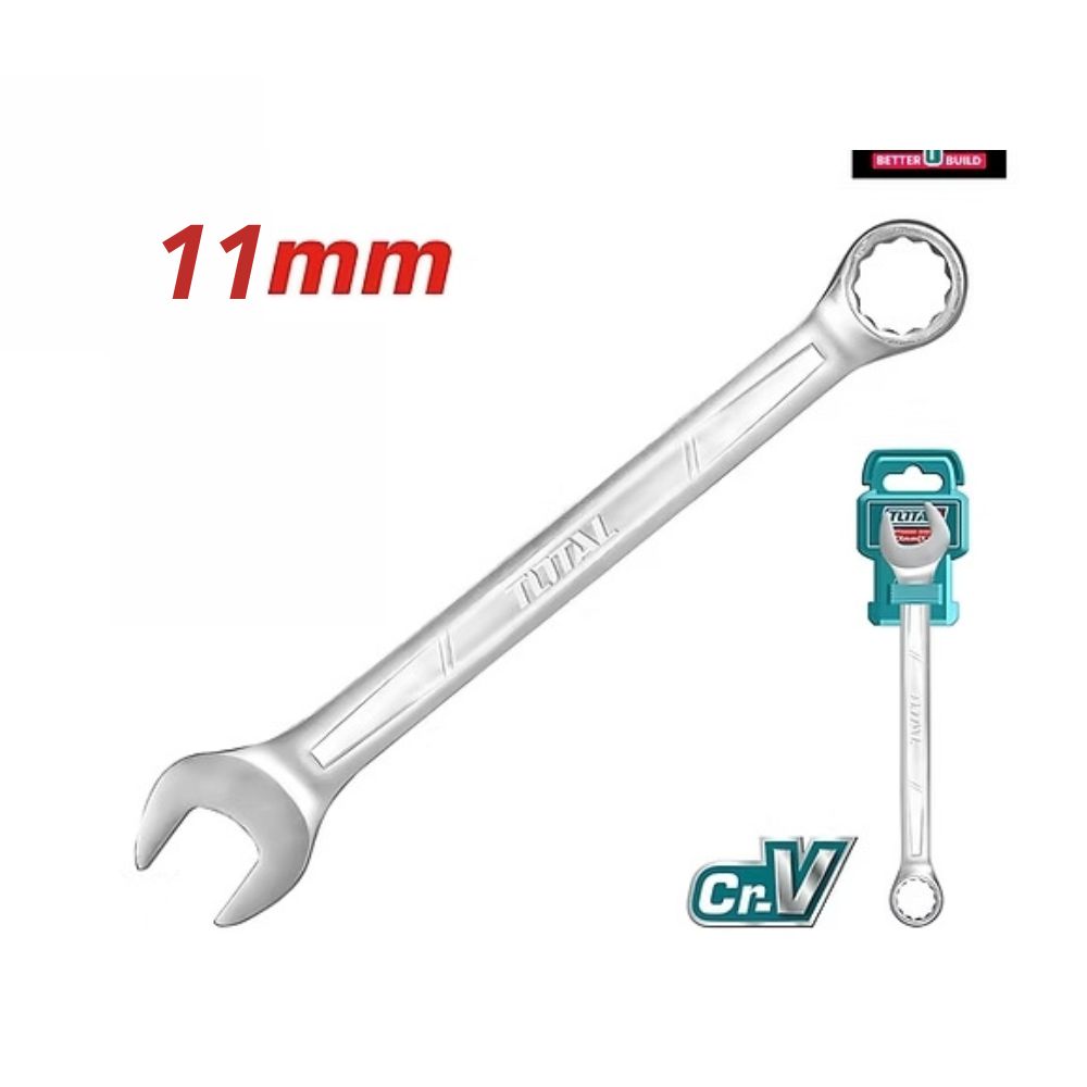 CLE PLATE MIXTE TOTAL 11MM THT1022121