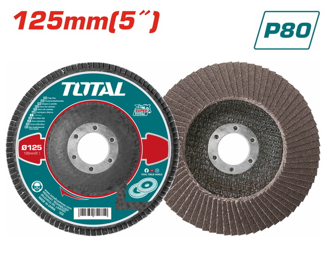 DISQUE A PONCER 125 P80 TOTAL TAC631253